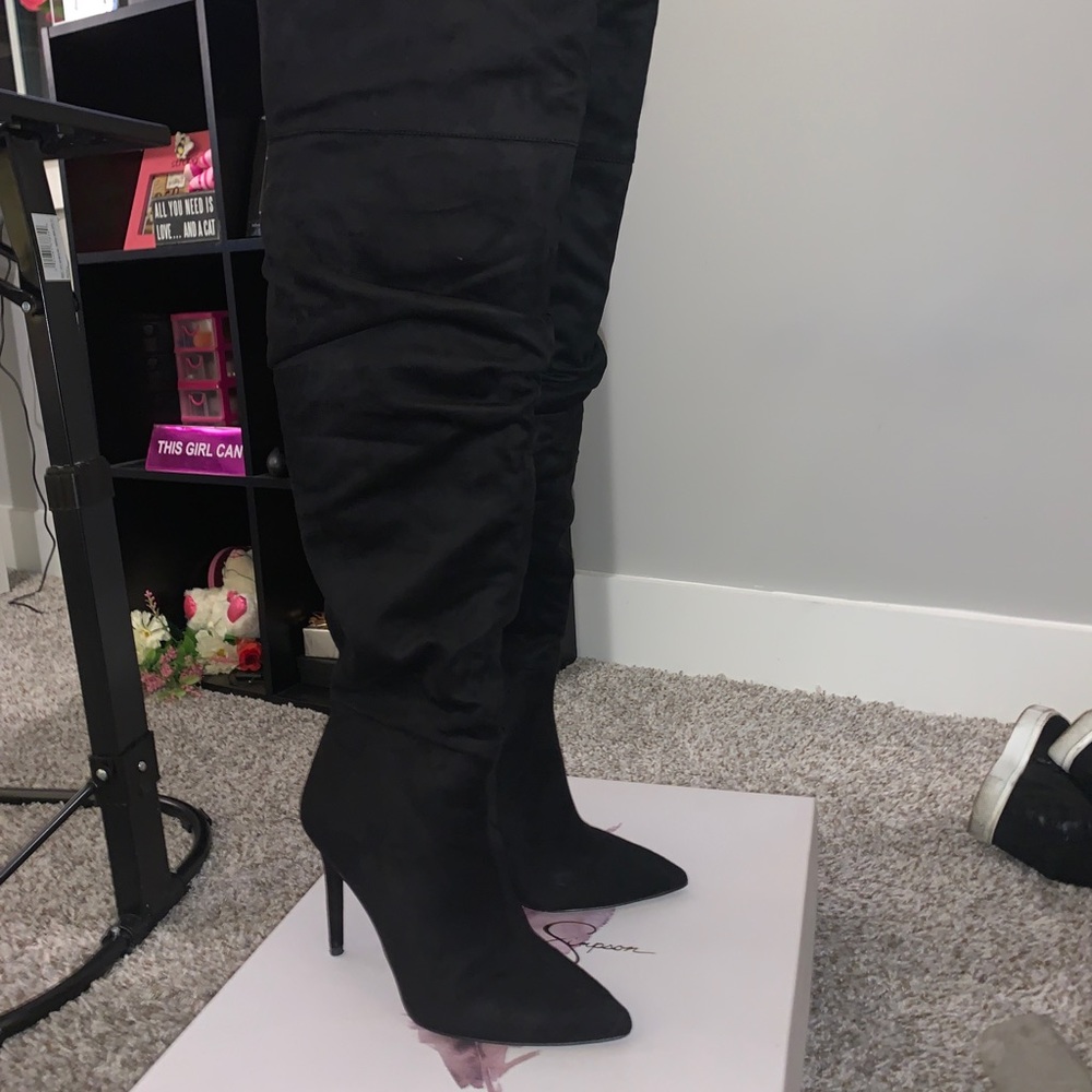Jessica Simpson Black Boots